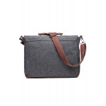Wholesale Wool Messenger Bag with Padded Laptop Holder